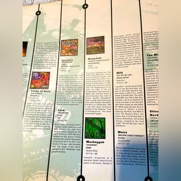 HUH music magazine vtg February 1995, cover missing/simple minds/Van Halen - Picture 3 of 6